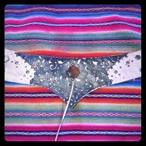 Steam Punk Tribal Burning Man Leather Belt